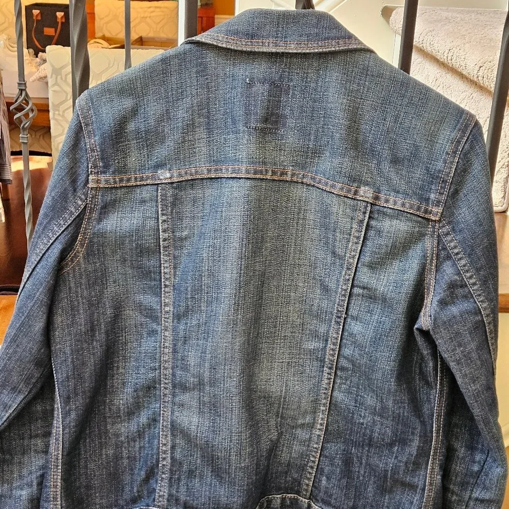Old Navy Women's Denim/Jean Jacket, Sz Large - Picture 8 of 12
